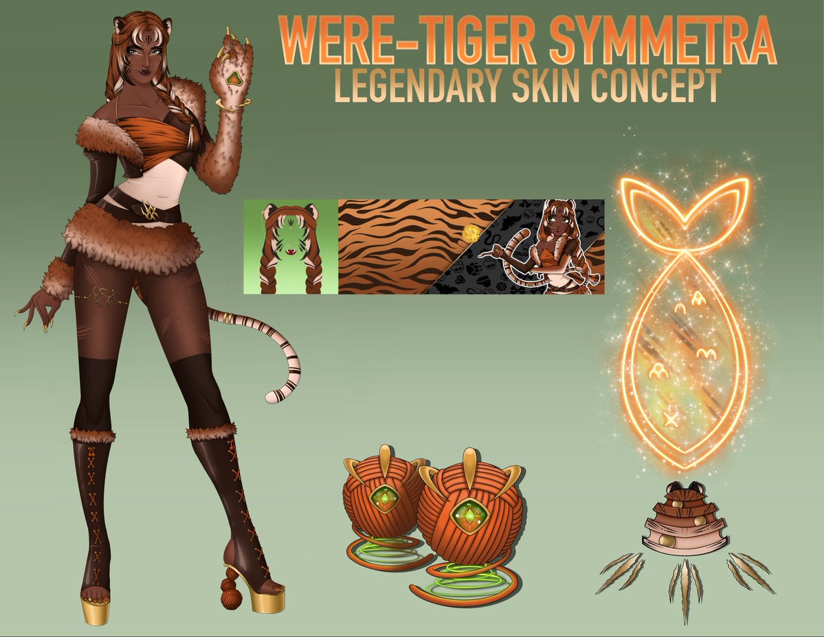cacidrel's tweet photo. Were-Tiger Symmetra Concept 🐅✨

#Symmetra #Overwatch #OverwatchFanart https://t.co/aUPHQVGEc6
