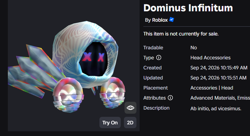 fredobloxxer356's tweet photo. Intentionally waiting 30 minutes After the final puzzle drops to Skip getting the dominus because it looks Horrible #THEMETHOD https://t.co/Z27y77RCdP