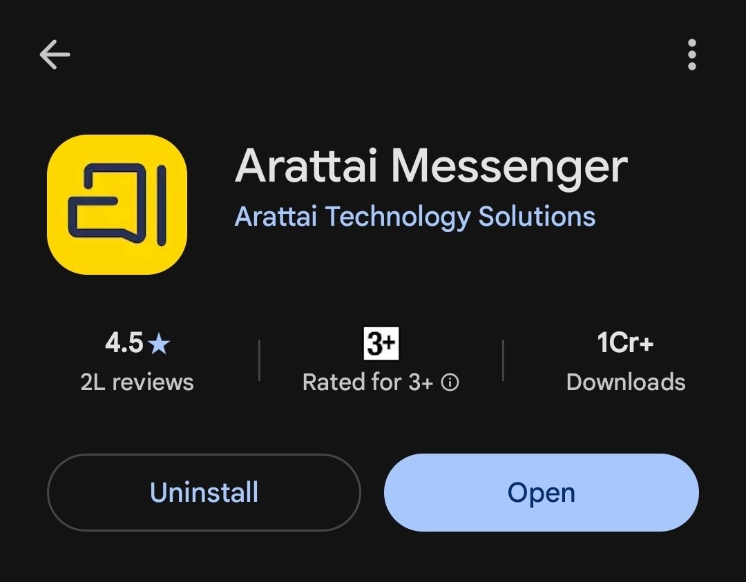 hvgupta15's tweet photo. Let's give a try to a Indian messenger app.
It has all the features of WhatsApp.
Made in India 🇮🇳
Made by Indians 🇮🇳 https://t.co/LHIPoqj4Du