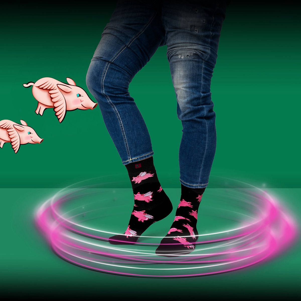 IngeborgMonq6j's tweet photo. Flying High in Style! Upgrade your sock game with sleek black socks featuring adorable flying pigs. Perfect for reaching for the stars—or the skies. Whimsical, comfortable, and cozy, they’re anything but ordinary. https://t.co/G4EIXhFOo8