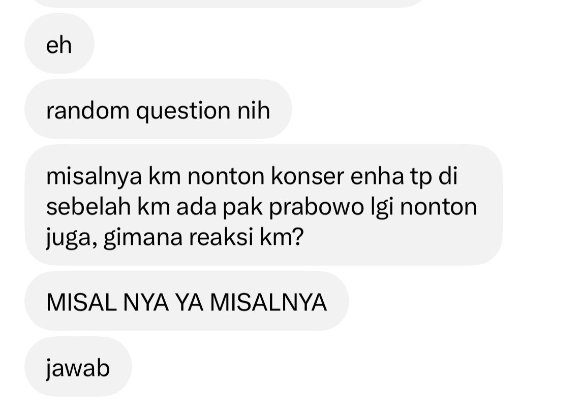 hypenraa's tweet photo. pertanyaan KONYOL😭😭😭 https://t.co/GbBX8fFWPT