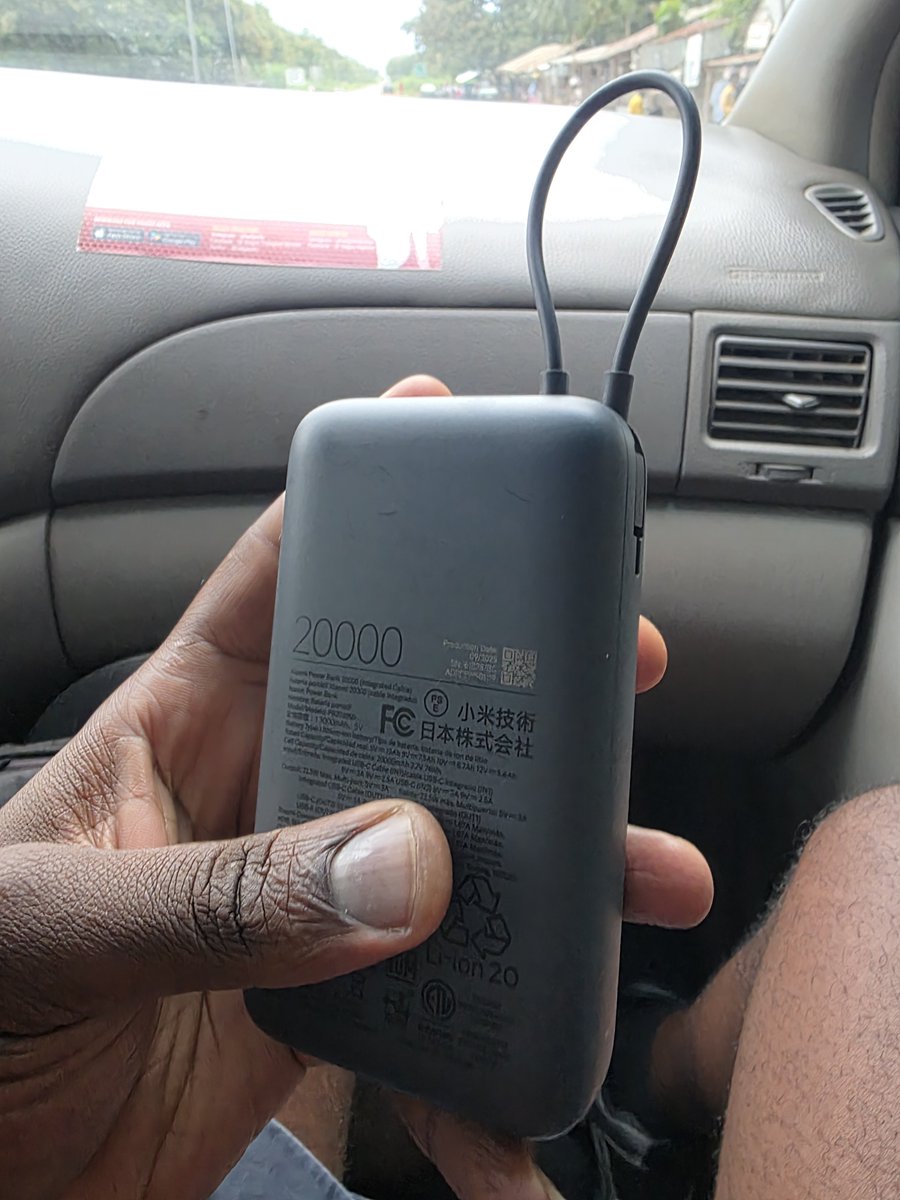 SkylarksPlace's tweet photo. Always on the move and need a reliable, portable power bank? 🔋

Get this for just ₦23,000 and you can get around 3–4 full charges depending on your phone and usage.

Portable power when you need it. 🔋⚡ https://t.co/qfL4NuRXZh