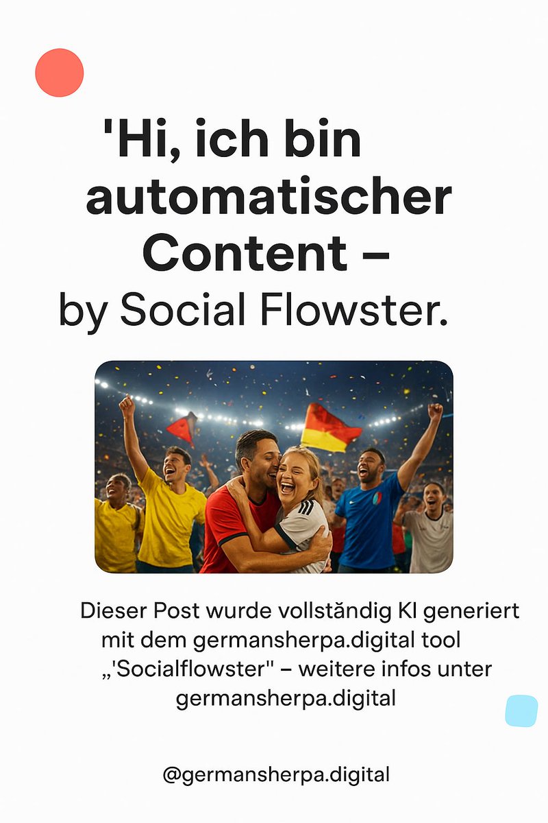 CortneyGode's tweet photo. Real emotions, real jerseys — this is how the world celebrates the World Cup! Football. This post was fully AI-generated with the digital tool Socialflowster. More info at germansherpa. digital. https://t.co/5k0bDmXtay