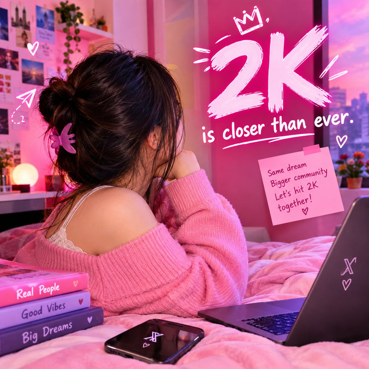 warriorumln's tweet photo. 2,000 is closer than ever. 🚀

From 0 to this journey—every follow came from a real conversation.

Now only one milestone stands between us and 2K.

Let's make it together. 🤝

#RoadTo2K #XCreators #GrowTogether https://t.co/llpwd0pz7k