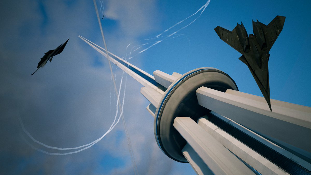 SanaeLacus's tweet photo. Today, I’m saying goodbye and expressing my gratitude for the past seven years—the longest I’ve ever played a single title: *Ace Combat 7: Skies Unknown*. From here on out, we all step into a new era with *Ace Combat 8: Wings of Theve—for all of us. https://t.co/x4ALbT0q6O