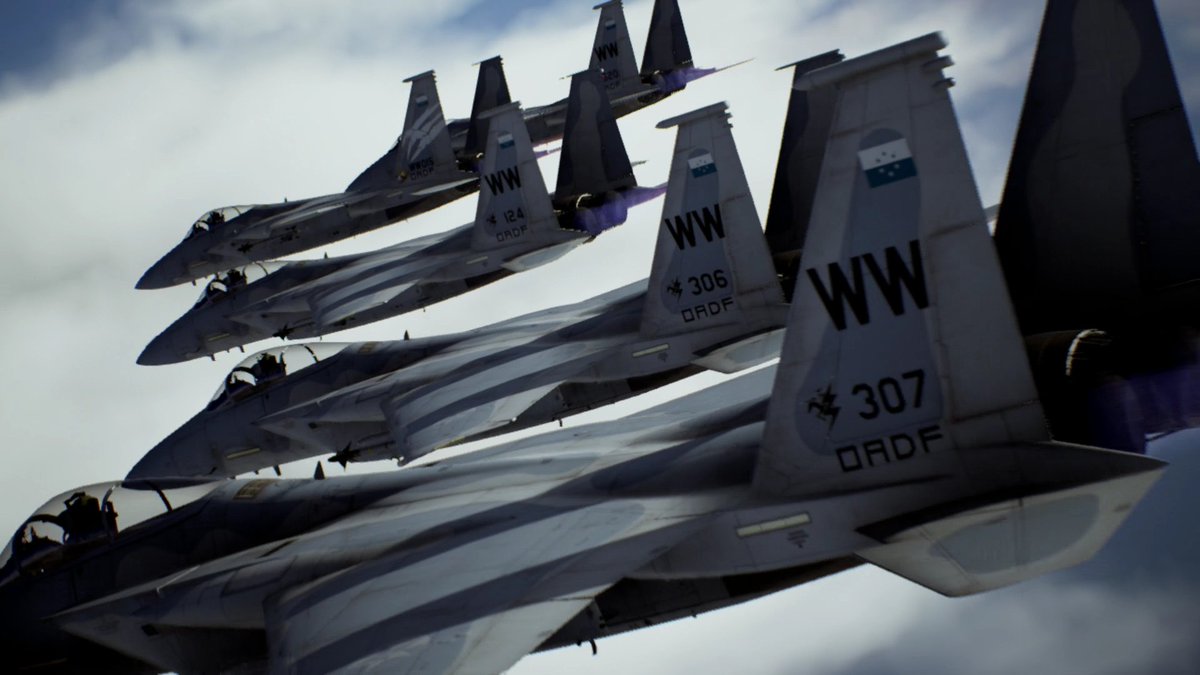 SanaeLacus's tweet photo. Today, I’m saying goodbye and expressing my gratitude for the past seven years—the longest I’ve ever played a single title: *Ace Combat 7: Skies Unknown*. From here on out, we all step into a new era with *Ace Combat 8: Wings of Theve—for all of us. https://t.co/x4ALbT0q6O