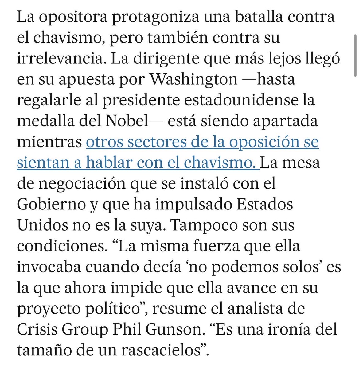 MariaMartinD's tweet photo. La encrucijada de María Corina Machado: atrapada entre Washington y Caracas

https://t.co/pIgVQSSrJS https://t.co/fD4OTMhBdI
