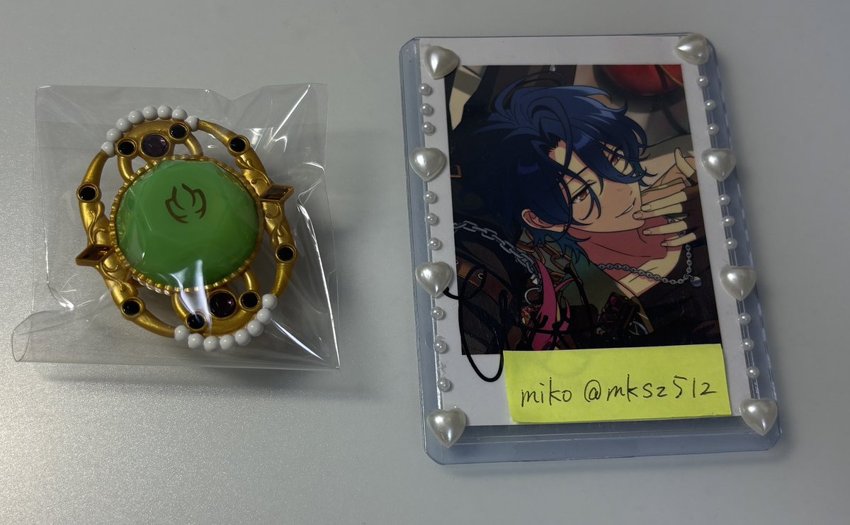 mksz512's tweet photo. あんスタ　10thスタライ　リンライ
リングライト　スフィアライト

譲：ジュイス

求:同種　チトセ

郵送希望

検索からでもお気軽にお声掛けください。 https://t.co/IlZtAHR1K0