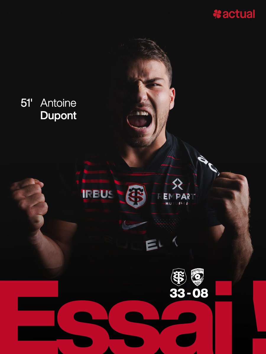StadeToulousain's tweet photo. Le doublé pour Antoine !!!! 🤩 https://t.co/yPwOIWCqlw