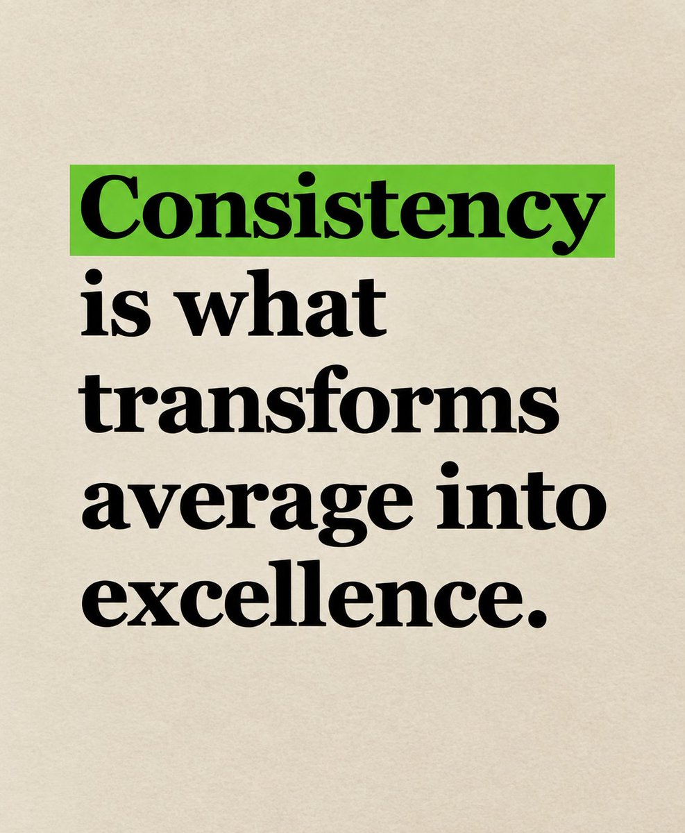 preityzee's tweet photo. As we step into a new week, remember: consistency matters more than intensity.

What you do repeatedly will eventually shape your results. 

Let’s go again.💚 https://t.co/XxJxOlfPLD