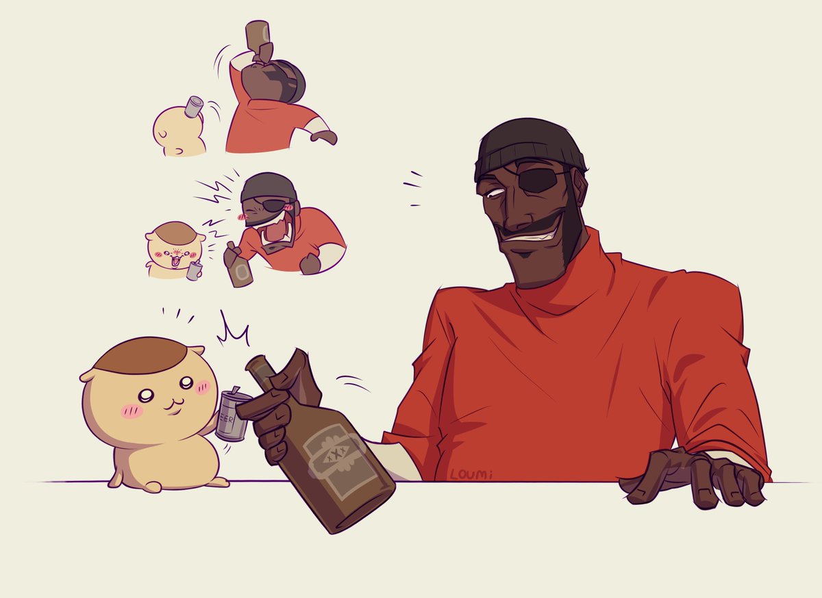 LouminouzL's tweet photo. more stupids .,, #tf2 #chiikawa https://t.co/wUNUB75OT9