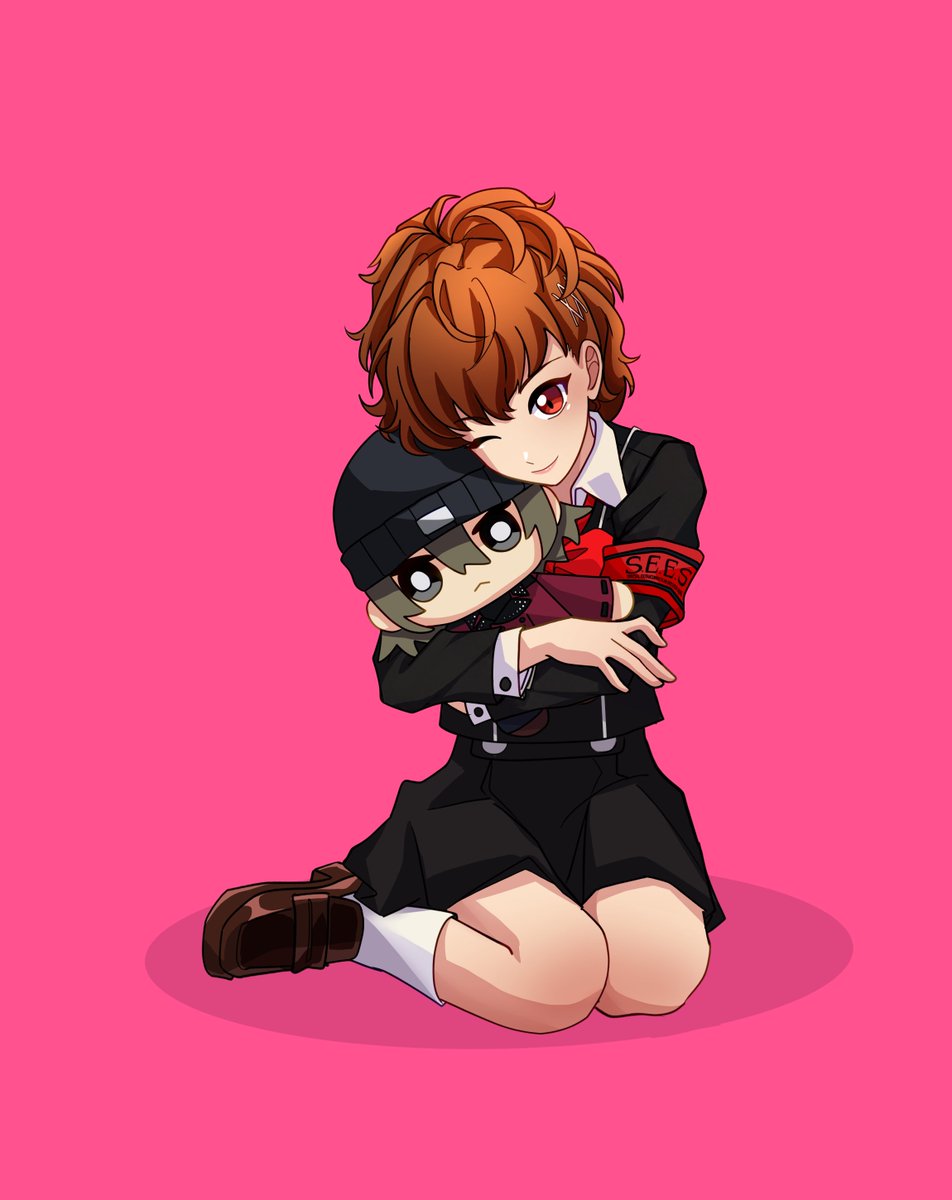 TonyRG33's tweet photo. Part One: A bit late for the series' 30th anniversary celebration. 🎮🕰️ They have always been my favorite girls, 😍 and is there anything sweeter than seeing them hugging the protagonist of their heart as a plushie? 🥰🧸
#Persona30th #persona3 #persona4 #persona5 #Atlus #Fanart https://t.co/mHmW2hFo1O