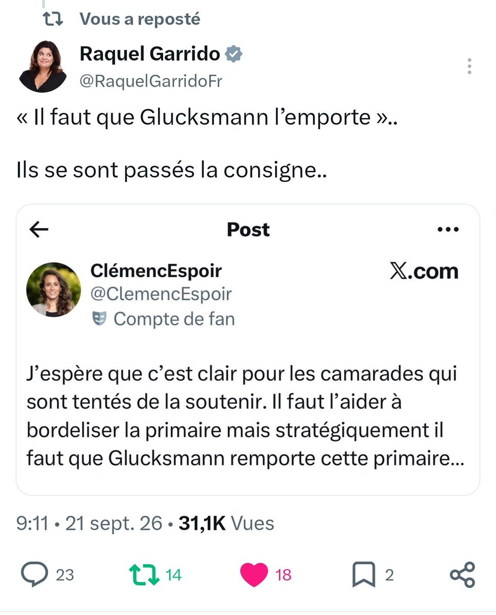KickUp24079700's tweet photo. @Bob30031583 Glucksmann n'a jamais eu aucune crédibilité à gauche. C'est ce qui vous arrangerait chez LFI. #AvecFaure2027 https://t.co/S0Os2cDfu5