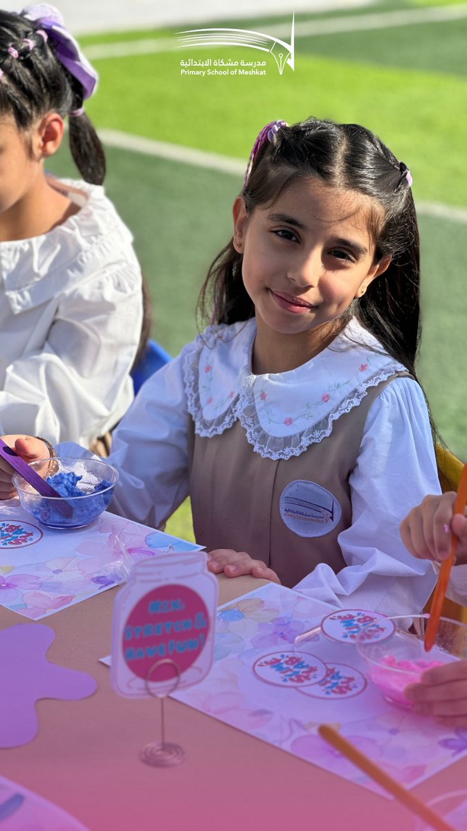 EleMishkat's tweet photo. 🧡💜|

لأن التعلّم يكون أجمل حين نعيشه ونستمتع به 🤍

#مدرسة_مشكاة_الابتدائية 
#بيشة https://t.co/jS1KCK2xQj