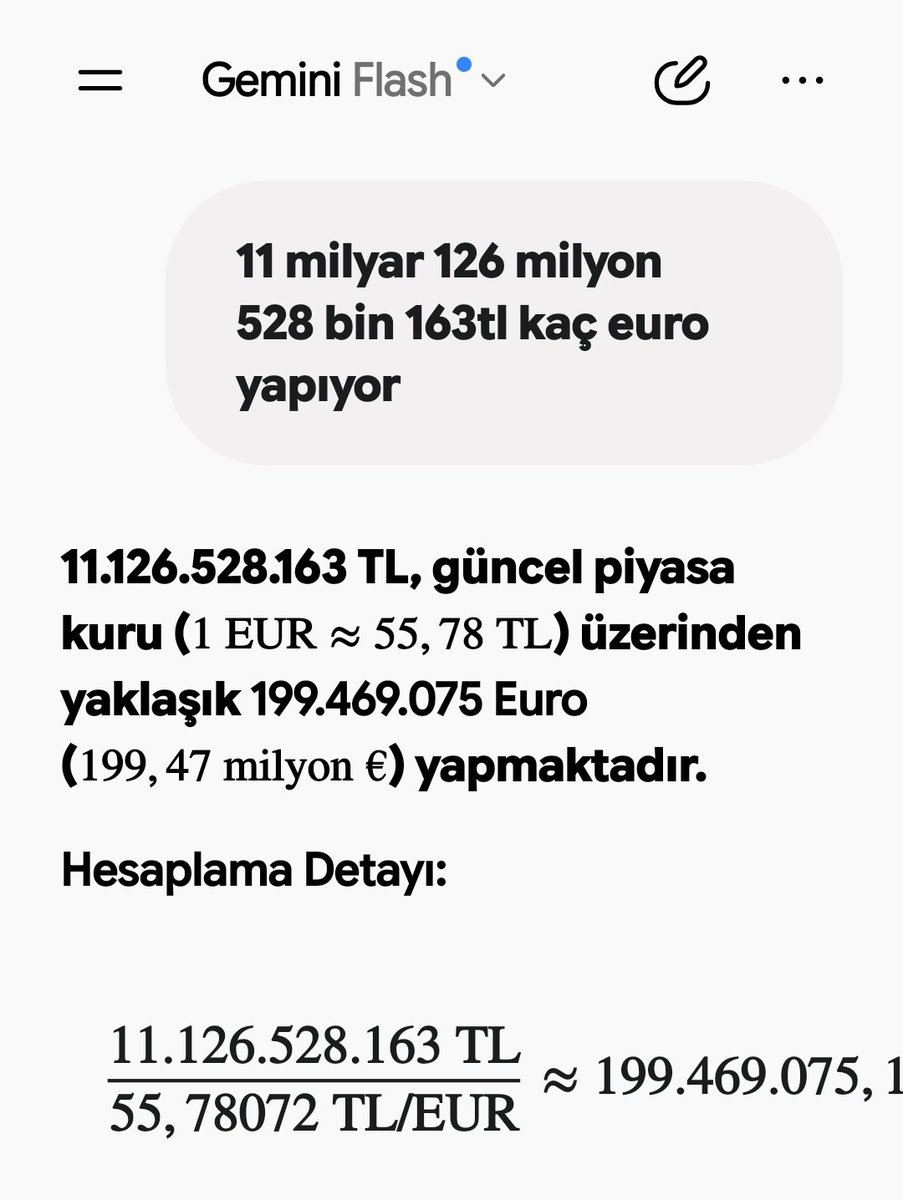 cemkoseoglu4's tweet photo. @laiksokrates Bende kendi aklımdan  şüphe edip Geminiye sordum.şaka gibi aklımda mantığım almıyor bu kadar parayı https://t.co/0Ti0Zfug7T