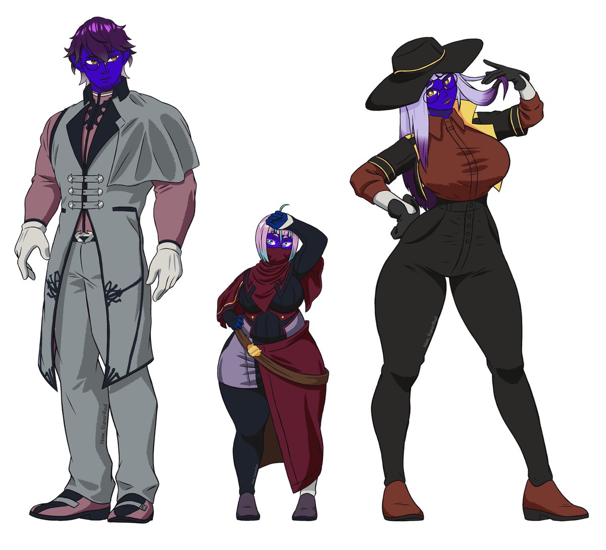 HAlchemyst's tweet photo. Behold the triplets: Zagan, Buer and Naphula. 

Their father is Sol and their mother is ???

Big thanks to @New_SuperRed https://t.co/hzvCsVLCXj