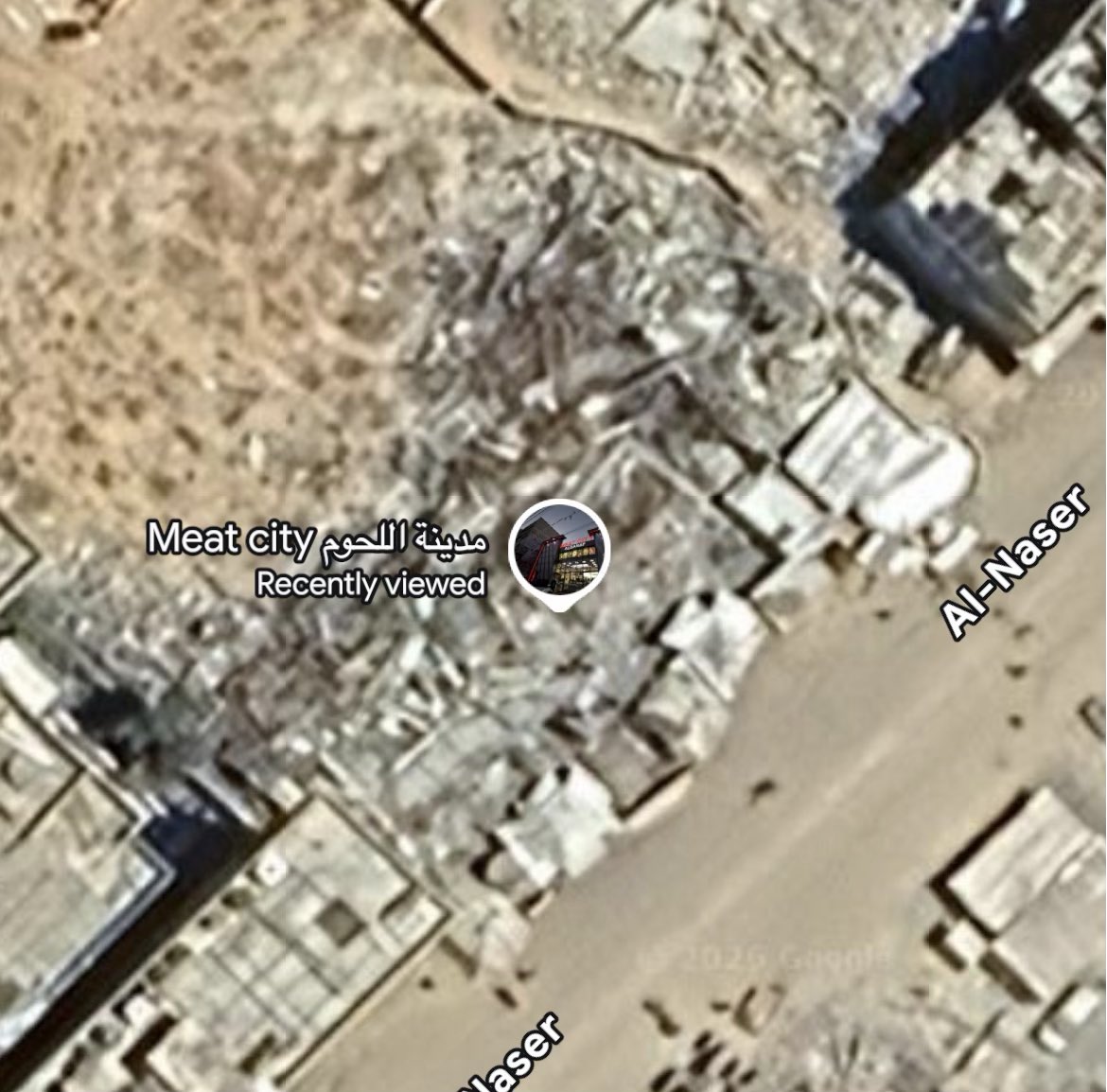 mamoun_linda's tweet photo. Google Maps shows photos and reviews for thousands of places in Gaza that don’t exist anymore. You can scroll through an entire world that Israel destroyed. https://t.co/HS1eUS7k4E
