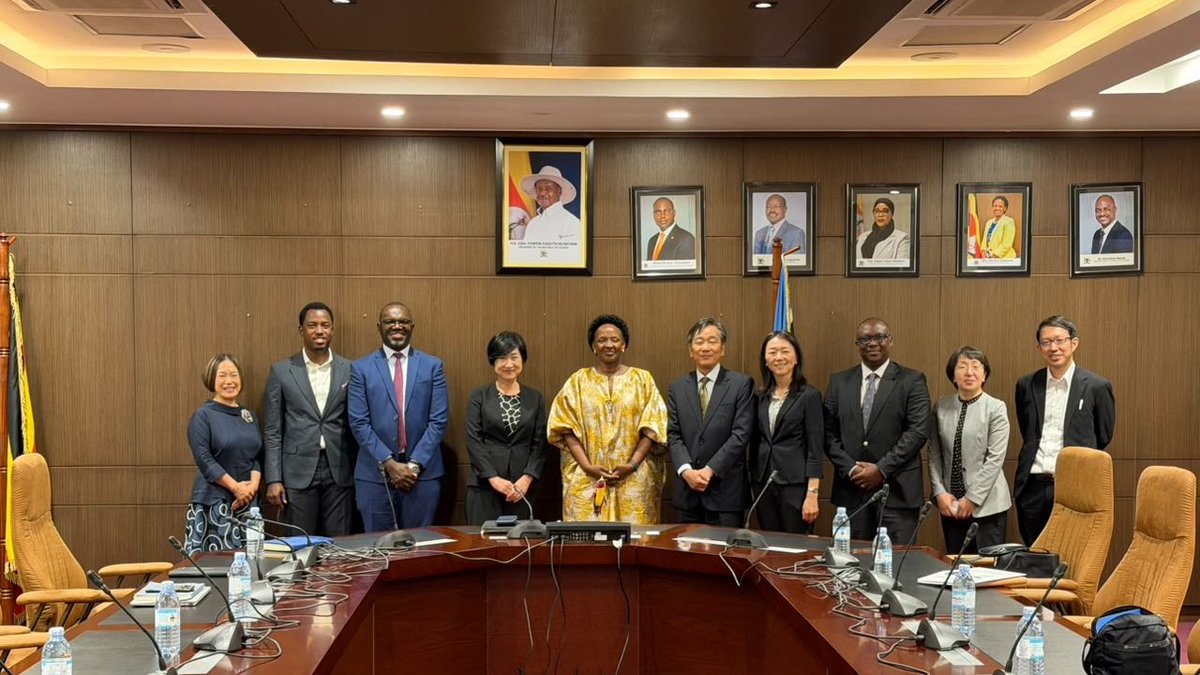 SMusherure's tweet photo. Today I had the honour of hosting a delegation from Japan led by the Director General and Assistant Minister for Foreign Affairs, in charge of African Affairs, Ms. Takahashi Misako, to discuss areas of Uganda–Japan cooperation.

Our conversation focused on the Official Development Assistance (ODA) through the Embassy of Japan in Kampala and the Japan International Cooperation Agency (JICA), a partnership that continues to deliver tangible results in health, infrastructure, and energy. We explored new frontiers of collaboration in microfinance regulation, with a particular focus on digitization and technology as tools to deepen financial inclusion for Ugandans.

It was also a moment of reflection as we reminisced about the efforts of Hon. Sam Kutesa, while he served as Uganda's Minister of Foreign Affairs, and the deliberate work he put into strengthening ties between our two nations, now shaped by extended cooperation and shared prosperity.

We look forward to translating today's discussions into concrete outcomes that benefit Uganda's microfinance sector and our people. @mofpedU @DGafricaJP