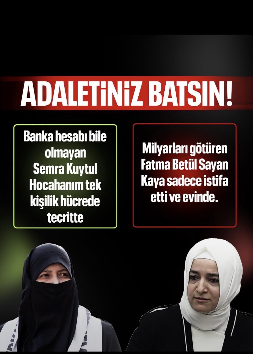 OlasmAynur's tweet photo. #YargıEliyleZulüm
AkpUlkeye NeKazandırdı
AkpDönemi ZulümDönemi
ADALETİNİZ BATSIN ! https://t.co/YHqqNFajvz