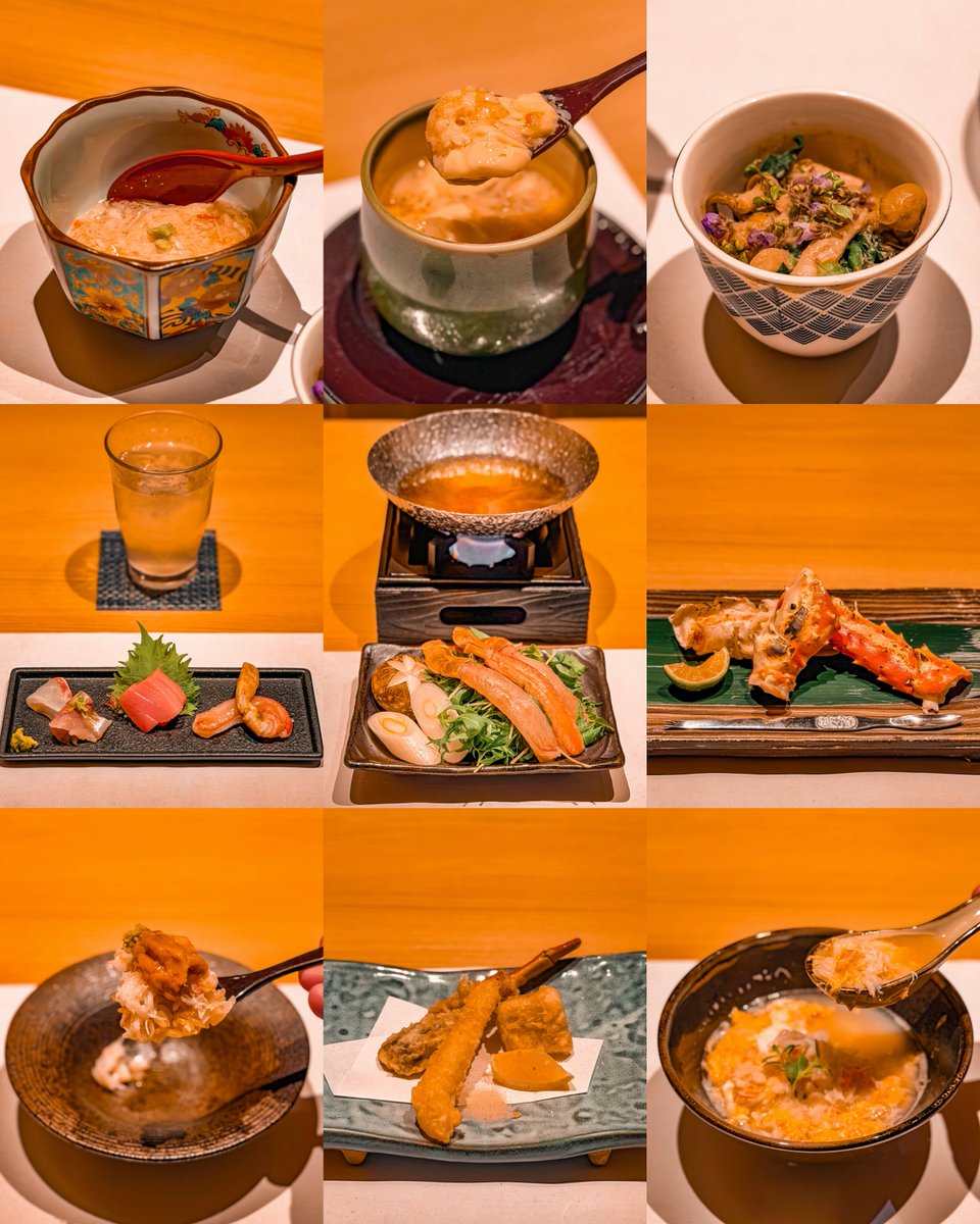 chloemooretbogk's tweet photo. A crab kaiseki restaurant in Hamamatsucho, open for less than a year, still has no Instagram. Enjoy crab dishes in a private room, from sashimi and hot pot to grilled king crab and crab porridge. Finish with lemon sorbet, then stroll around Tokyo https://t.co/pGlae9I5iR