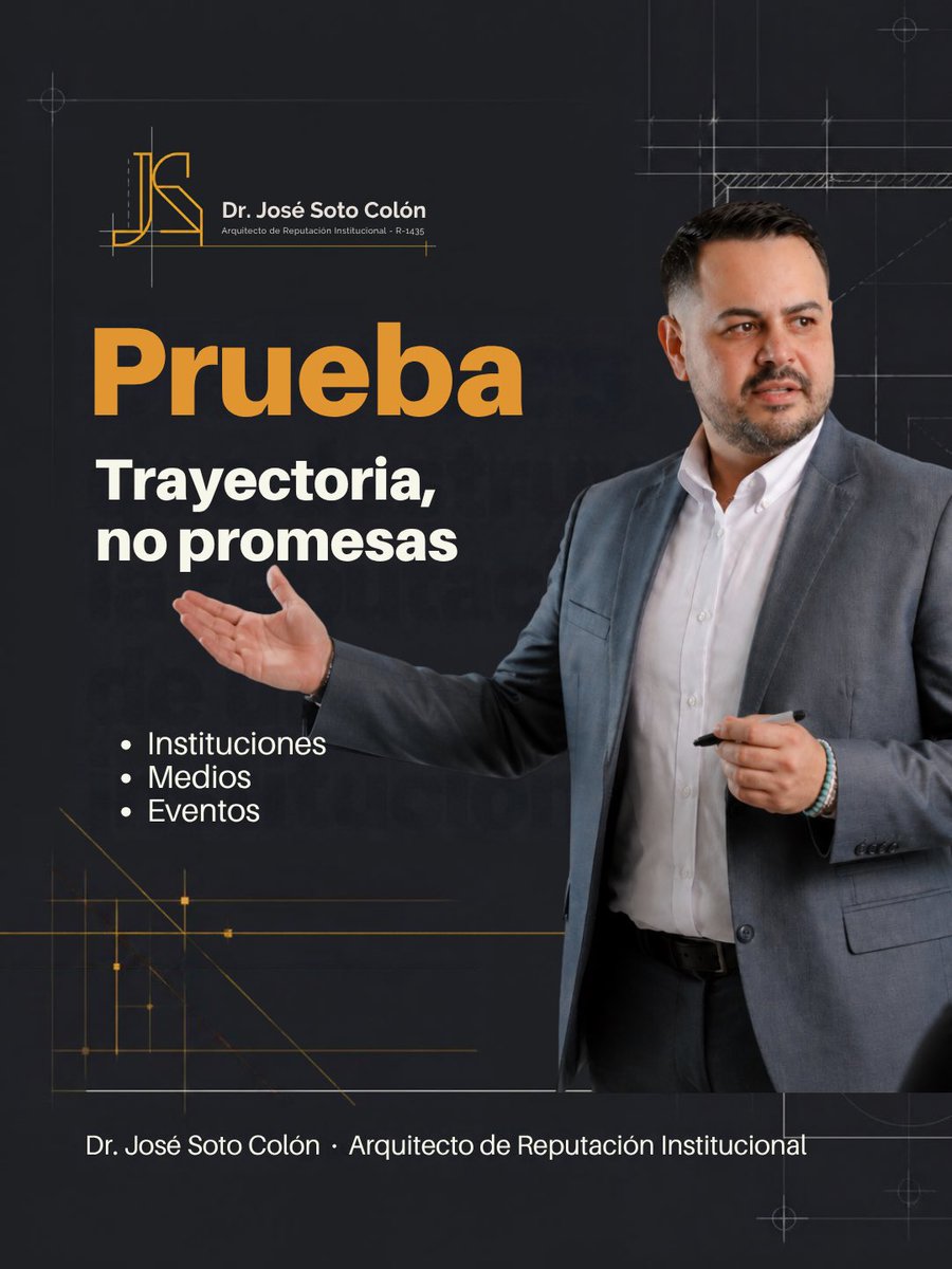 drjsotocolon's tweet photo. La reputación se prueba con trayectoria, decisiones y coherencia.

Comparto parte de mis más de 20 años de trabajo en comunicación con instituciones, medios y eventos. Si tu organización necesita comunicar con mayor claridad, conversemos.

#ReputaciónInstitucional https://t.co/V1xvskdLBW
