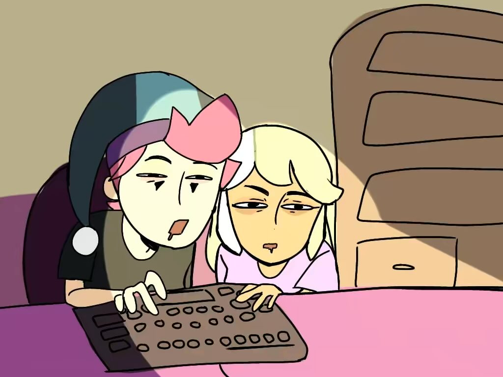 auntielem's tweet photo. this old comic that got me smited by edlette shippers for whatever reason on tik tok (1/2)
#BrawlStarsArt #MandyxChester https://t.co/6XWUVelKpn