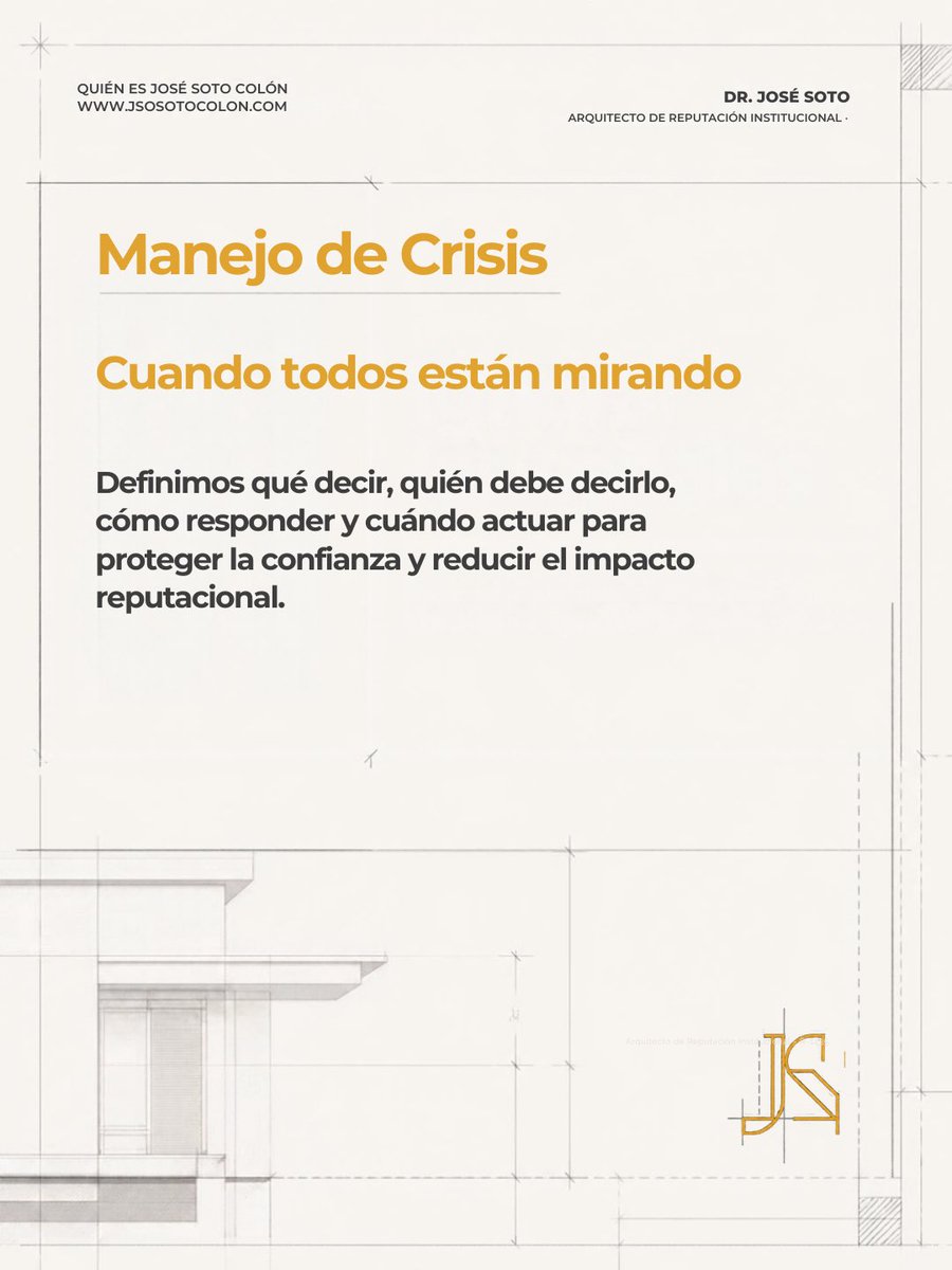 drjsotocolon's tweet photo. La reputación institucional necesita dirección. Trabajo con líderes y organizaciones en consultoría de comunicación, conferencias y manejo de crisis.

¿Tu institución enfrenta un reto de comunicación? Conversemos: https://t.co/Wum1jBCGAA https://t.co/AUqfKxBYmG
