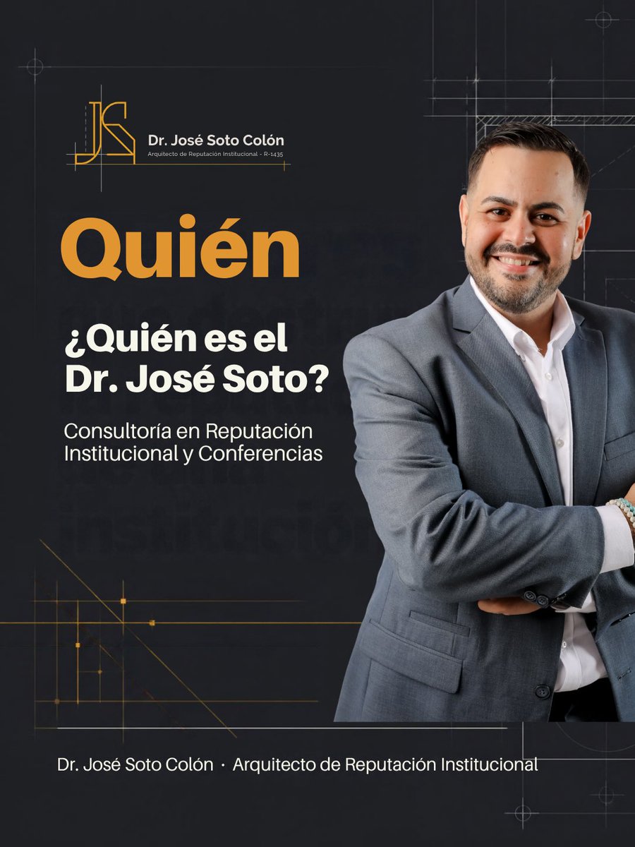 drjsotocolon's tweet photo. Una institución puede tardar décadas en construir confianza y perderla en una semana mal comunicada.

Soy el Dr. José Luis Soto Colón. Ayudo a organizaciones a comunicar con claridad, fortalecer su posicionamiento y prepararse para una crisis.

Conoce mi trabajo… https://t.co/j7kKyRzf6U