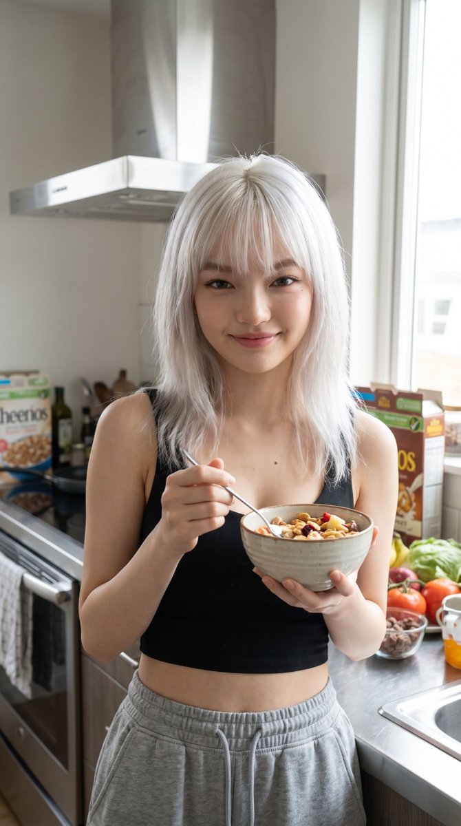 misakisian's tweet photo. Je vends rien. Je partage juste des photos de mes cheveux blancs pour le fun. https://t.co/mqmHpbBJoS