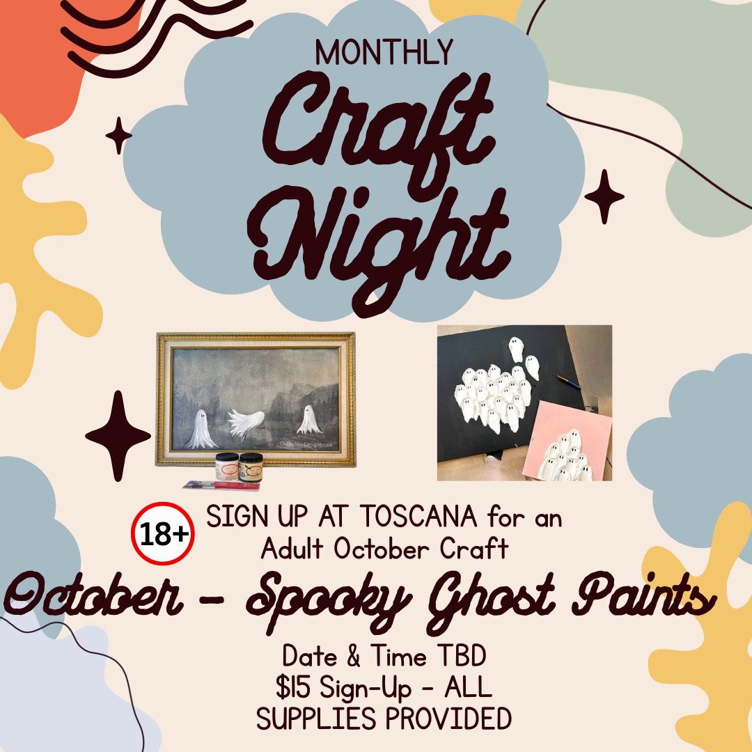 CuyHtsVillage's tweet photo. Upcoming adult passholder event! Sign up at Toscana! 👻 https://t.co/TH46WIkrh0