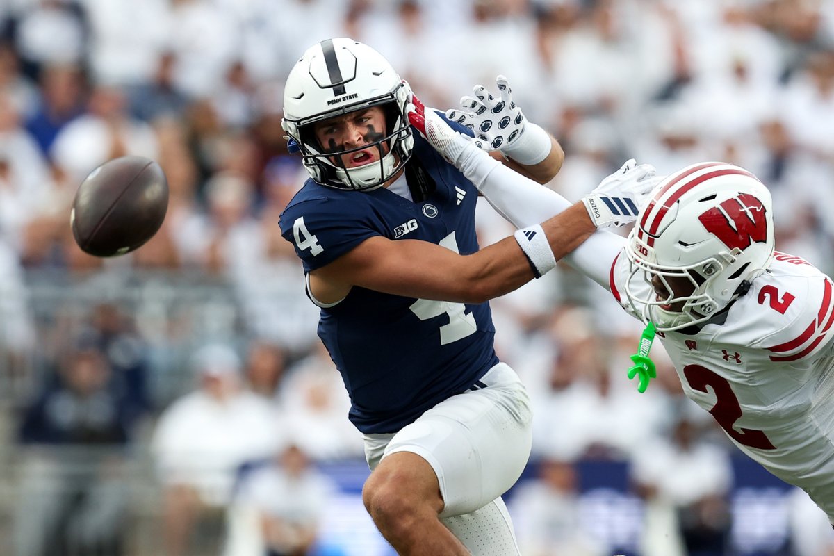 CamMellor's tweet photo. Our @PFN365 highest-graded CBs in Week 4:

Javan Robinson, Wisconsin: 98.4
Brent Gordon Jr., Louisiana: 94.7
LaDainian Fields, Oklahoma State: 93.9
D'Angelo Mayes, Utah State: 93.7
PJ Woodland, LSU: 92.9
Markie Grant, Utah State: 91.9
Darrell Sweeting, UAB: 91.8
Ashton Hampton, Clemson: 91.4
Delvon Gulley, UAB: 91.3
Kobi Albert, Southern Miss: 91.0