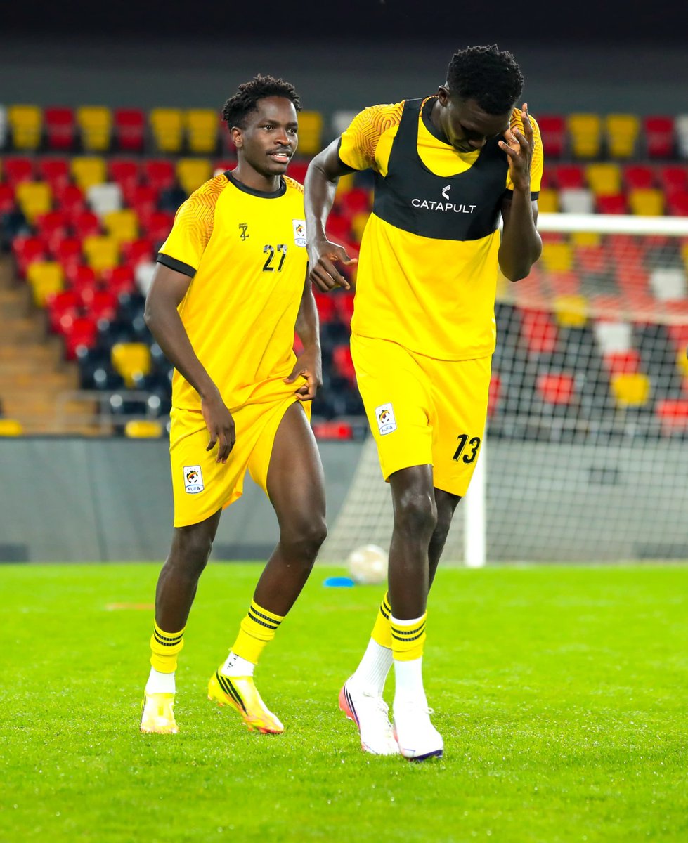 OfficialFUFA's tweet photo. .@UgandaCranes conducted their first training session at their new home, the  magnificient Hoima city stadium.
#AFCON2027Q | #UGALBY https://t.co/fblB4mi0R5
