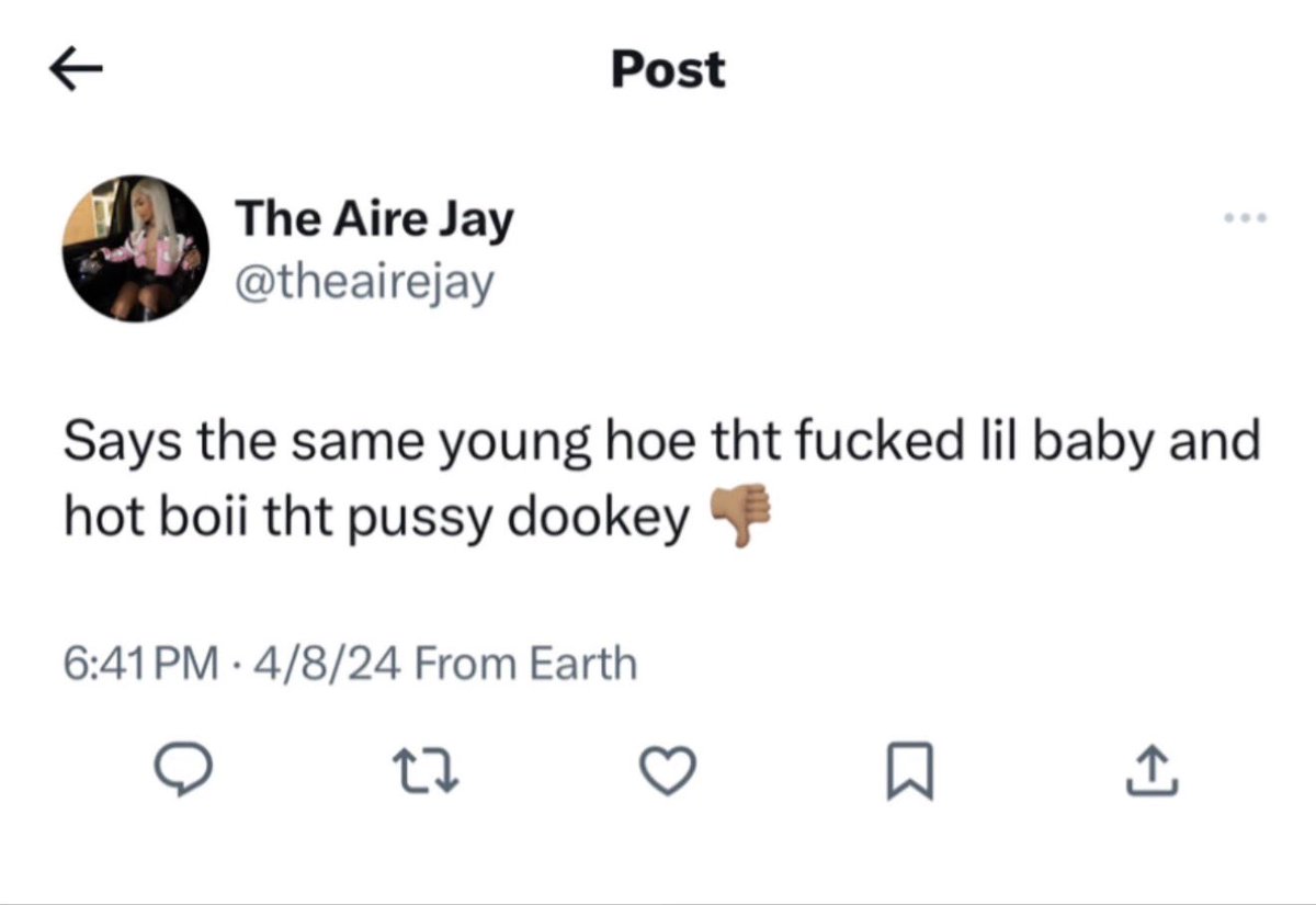 sheavonfromLA's tweet photo. @SummyahMarie She a whoreee + Boston, nardo, rod wave, lil tjay, allegedly yb, and that basketball player https://t.co/yDvVC3A8au