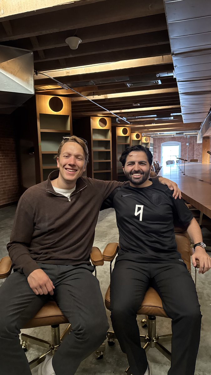 BenjaminBekken's tweet photo. Met another Norwegian YC founder in SF this week!!

@PamirEhsas founded @moritzlaw, an AI-native law firm that raised $9M and is now the largest AI-native law firm in the world.

We're happy customers, and both have done YC, full circle!

Are Nordic founders taking over SF yet?🔥 https://t.co/mOVrGcHQgL