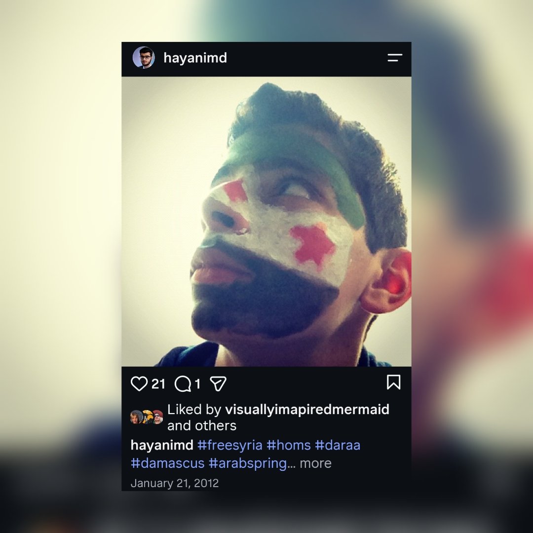 Hayanomie's tweet photo. My dear Muslim brothers. 

I am a smol creator who is both Muslim and born in Syrian. 

On top of this I have observed the Syrian revolution since I was 14 in 2011 and wanted to talk about it ever since. 

Help this post reach him so he can have me on his stream. JzkAk https://t.co/3PcXLI4pHD