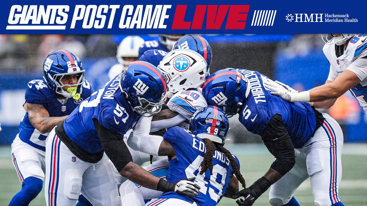 GiantsTV's tweet photo. Immediately after the game watch Giants Postgame Live streaming on YouTube, @MSGNetworks, @GiantsTV, Giants App, and https://t.co/iOLYcXCUEM https://t.co/oRPuYNGYdX