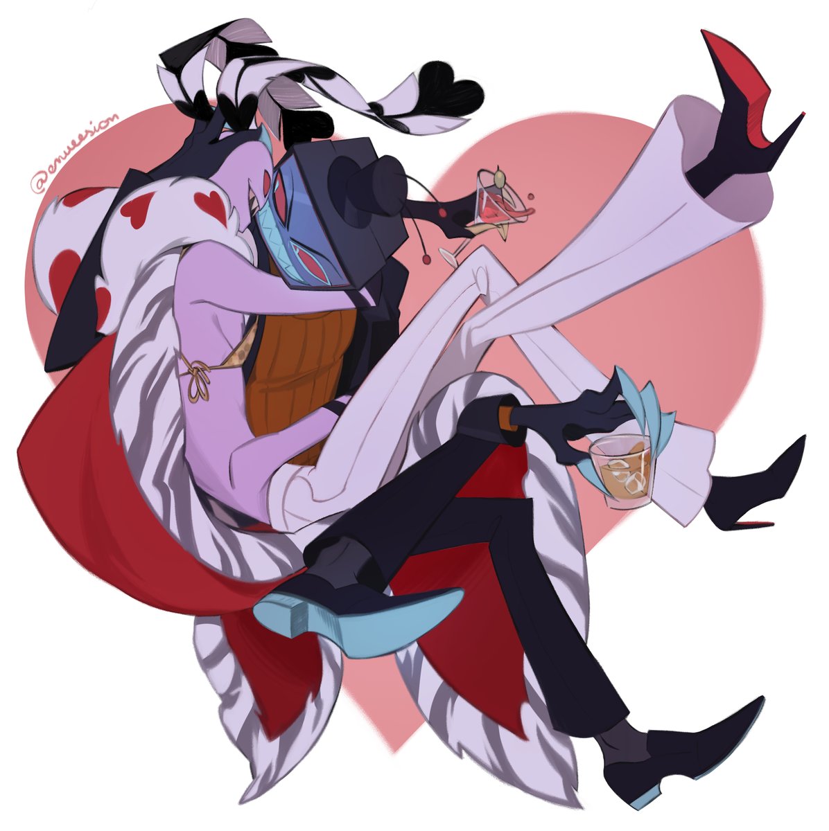 enveesion's tweet photo. "If I join the company, will you give me the penthouse in your building? ❤️" And he did. He did. #staticmoth #voxval https://t.co/8TBR27t4MD
