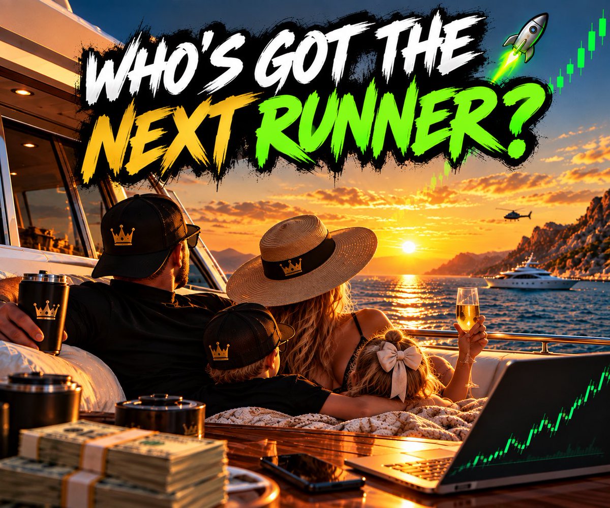 ExecutivemyG's tweet photo. Alright CT, who’s got the next runner? 👀

Drop the ticker + tell me why.

Don’t shill me your bag. Give me the narrative. 🧠🚀 https://t.co/PLg61pgUlf