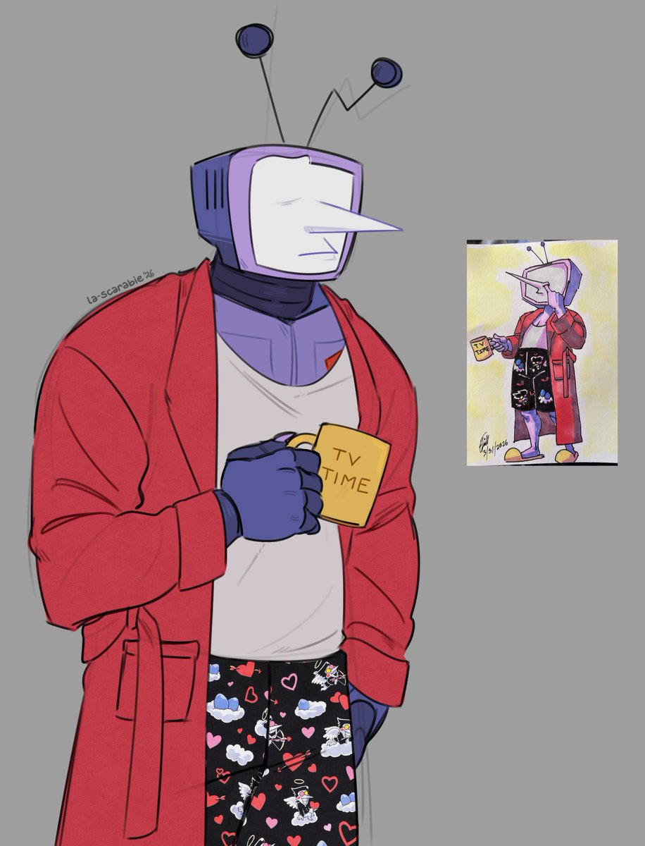la_scarabie's tweet photo. give this old man a break #tenna #deltarune https://t.co/9hx0c4WkPc