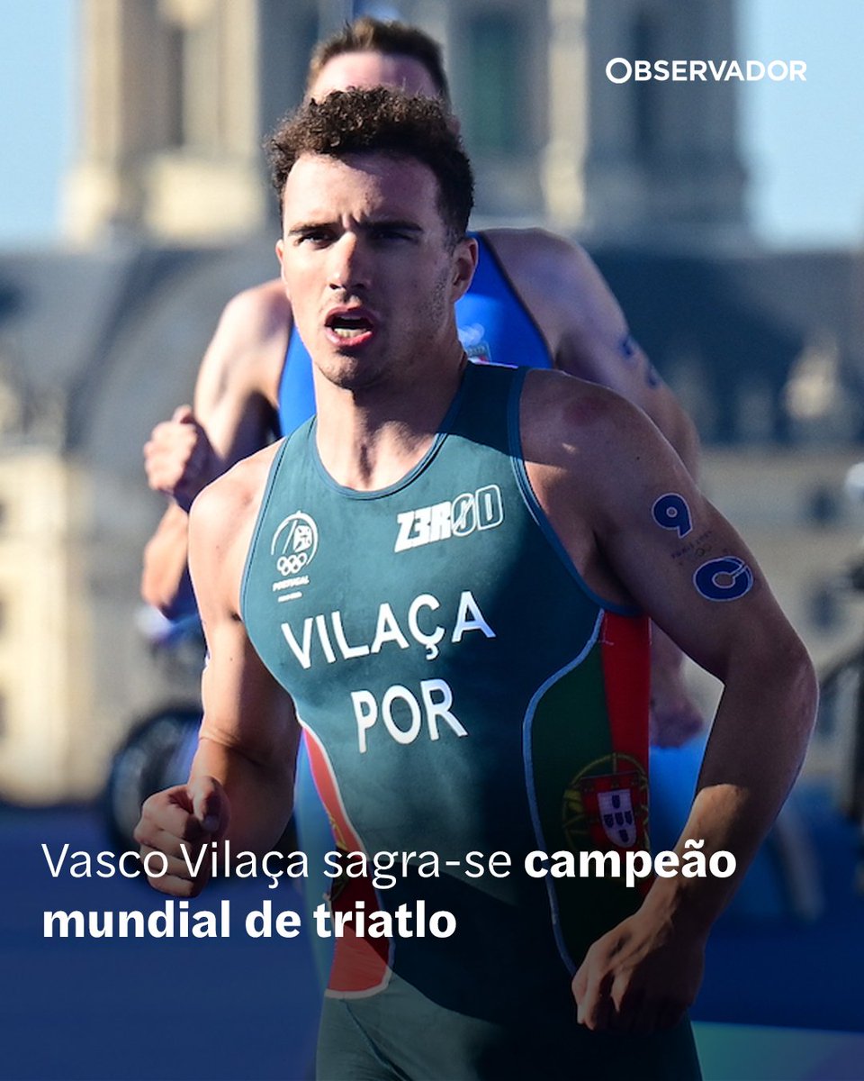 observadorpt's tweet photo. O triatleta Vasco Vilaça, de 26 anos, é o novo campeão do mundo. O português é o primeiro atleta masculino português a conseguir sagrar-se campeão mundial.
Saiba mais através do link nos comentários
(📸 Getty Images)
#Triatlo #Portugal #Mundiais #VascoVilaça https://t.co/Wgy3UPuOTn