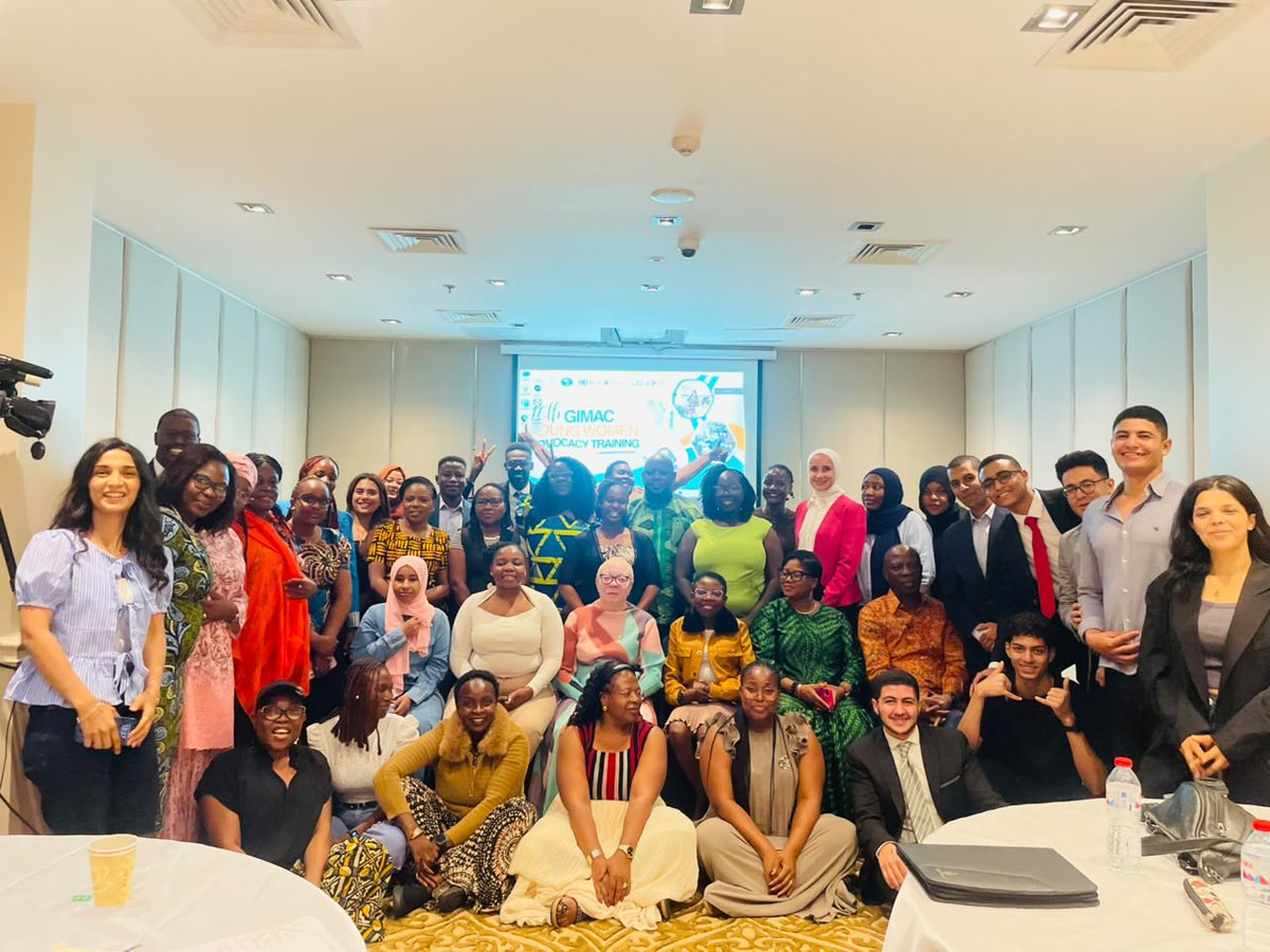 FAWEAfrica's tweet photo. 💫 | 16th GIMAC Young Women Advocacy Training
16th GIMAC Young Women Advocacy Training set the stage for powerful conversations on gender-responsive #WASH, disability inclusion, leadership and effective advocacy.
🥁 A key message resonated throughout the day: women and girls.. https://t.co/NY3lCT0Gj2
