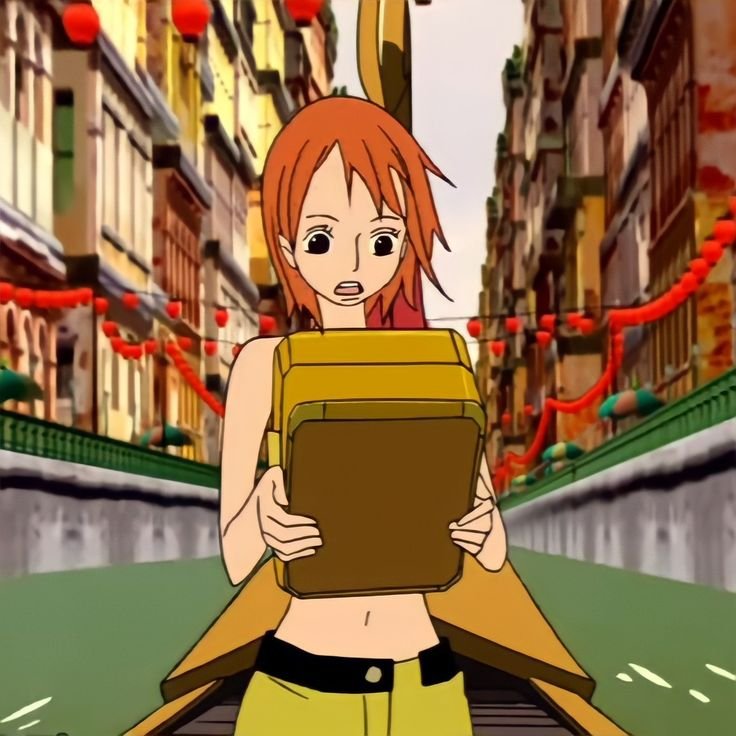 Blossom_uto's tweet photo. Nami in this art style in that movie was so beautiful! Although I'll probably never see it because the movie is kind of bizarre. https://t.co/pk5qVDpoBn