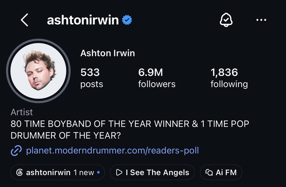 the5thtally's tweet photo. Help a guy out!!! 

Ashton has changed his IG bio! https://t.co/HXH2FnimEY