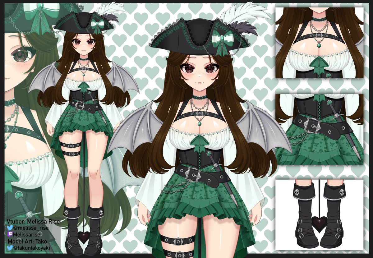 melissa_rise's tweet photo. *•.¸♡💚🦇 ♡¸.•*
Ahoy Gremlins!
I'm Melissa Rise, your local Pirate Fiend VTuber, master of meaningful chaos!
One of the Co-Founders/Co-Hosts of VDuality.
Joined by my loyal Gremlins + Ace and Locket!

*•.¸♡💚TAGS🦇 ♡¸.•*
General/Art: #FiendFinds
Clips: #FiendClips https://t.co/nKMHYK0JEB