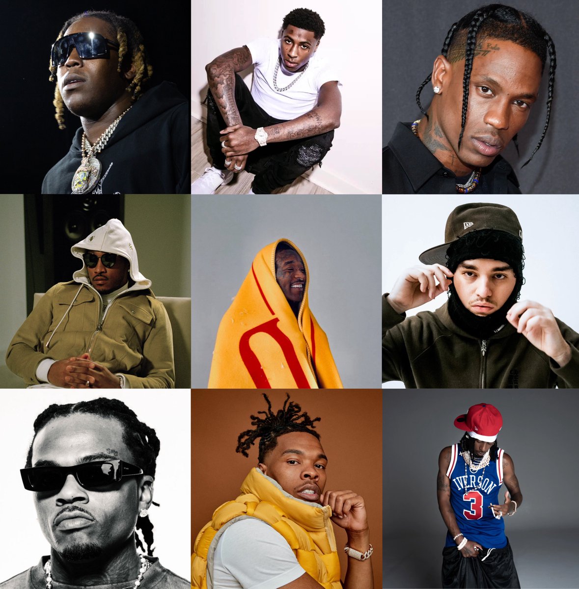 yeattalk's tweet photo. Rappers current daily SOLO streams:📊

8.13m— Don Toliver
7.38m— NBA YoungBoy
6.91m— Travis Scott
5.46m— Future
5.27m— Lil Uzi Vert
4.38m— Yeat
4.28m— Gunna
4.14m— Lil Baby
3.70m— Playboi Carti 
3.66m— Rod Wave
3.11m— Lil Tecca
2.75m— LUCKI
2.52m— Ken Carson
1.42m— Young Thug https://t.co/jsfvzdRgvG