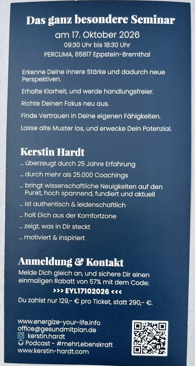 MSScharfenberg's tweet photo. #kerstin Hardt muss man erlebt haben. Jetzt anmelden https://t.co/KATjSroJe4
