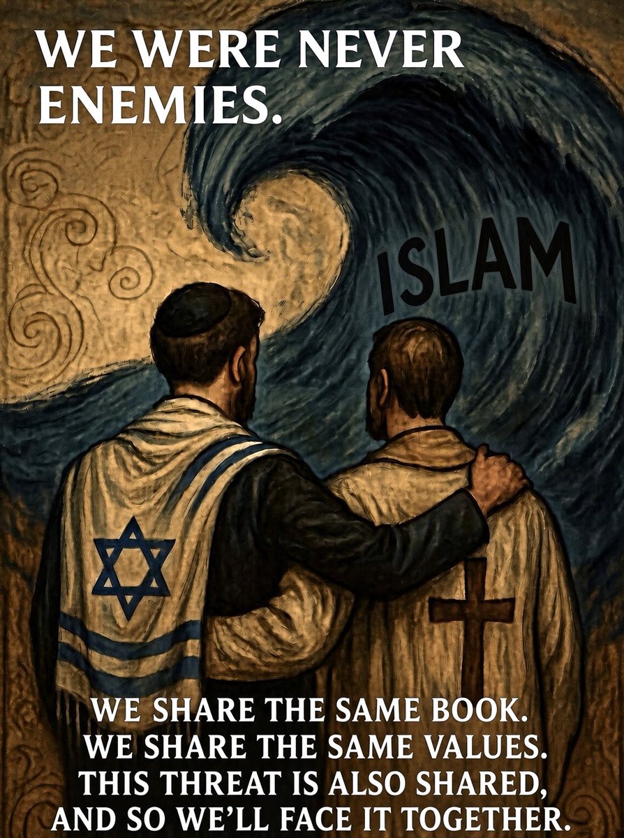 TheDemSlayer's tweet photo. Anyone trying to divide THIS FRIENDSHIP is an enemy of America, an enemy of the West, and an enemy of humanity.

Muslims, Leftists, Groypers.  Reject and condemn them all. https://t.co/TuaqCP5pOS