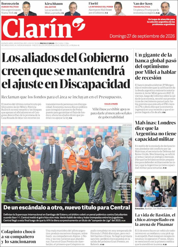 segarat's tweet photo. Las tapas de clarín y la nación son vergonzosas pero a la vez nos dejan bien en claro de qué lado de la mecha nos tenemos que encontrar siempre https://t.co/KLlB5g3RkG