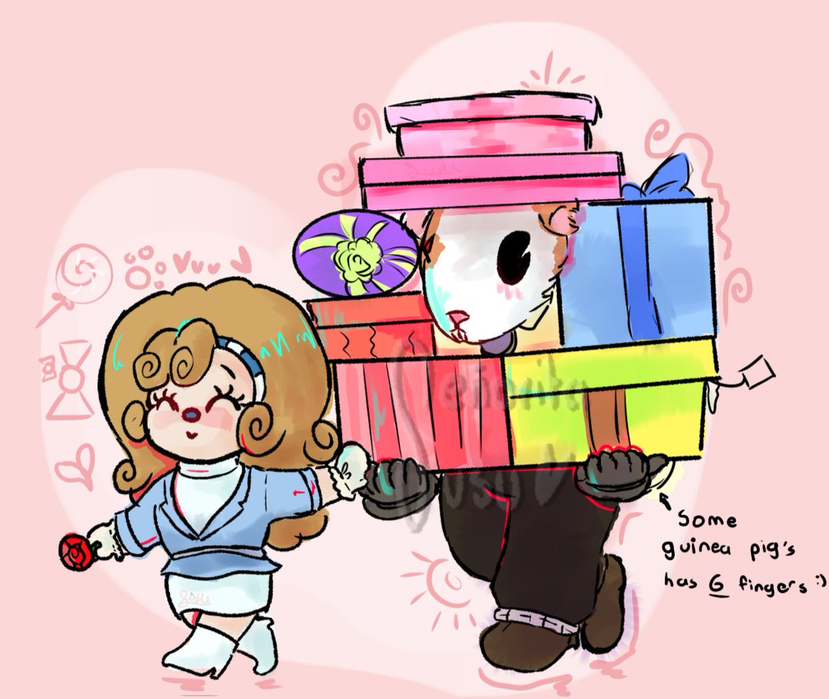 DubHeather's tweet photo. Chibis in love, I kinda love this Couples of a MOTM next gen I did with compabooni
#motm #fanchild #commissions https://t.co/QiwfVsiunC