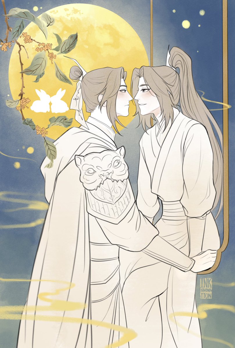 inknnovation's tweet photo. Happy Mid-Autumn Festival 🌕🌾🥮
#fengqing #tgcf https://t.co/1vPwOl5vMx